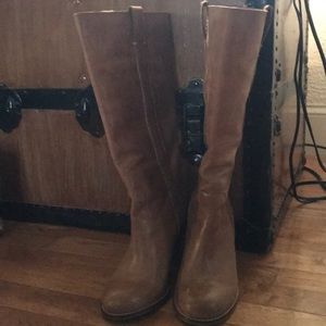 Lucky brand heel cowboy boots